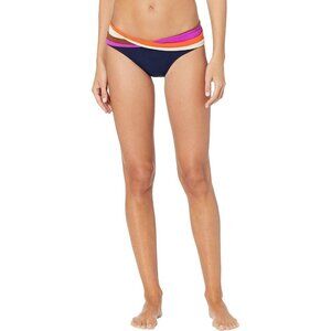 NWT Robin Piccone Billie Bikini Twist Bottoms XS Blue Navy Swimsuit